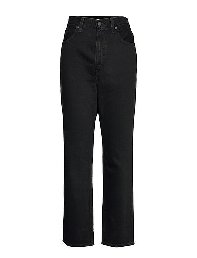 High slim straight jeans