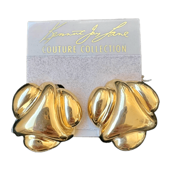 Kenneth Jay Lane Couture Collection Gold-tone Clip-on earrings 