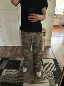 Jaded London Woodland Camo Colossus -baggyfarkut