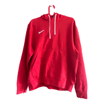 Red Nike hoodie