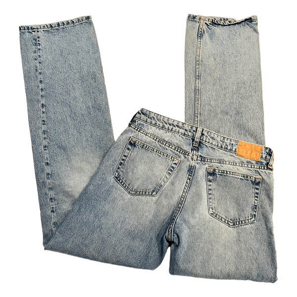 Light blue straight jeans low waist