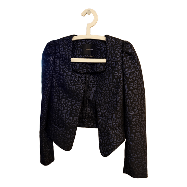 Black patterned jacket