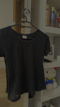 Black lace top