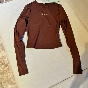 Ruskea pitkähihainen paita, xs