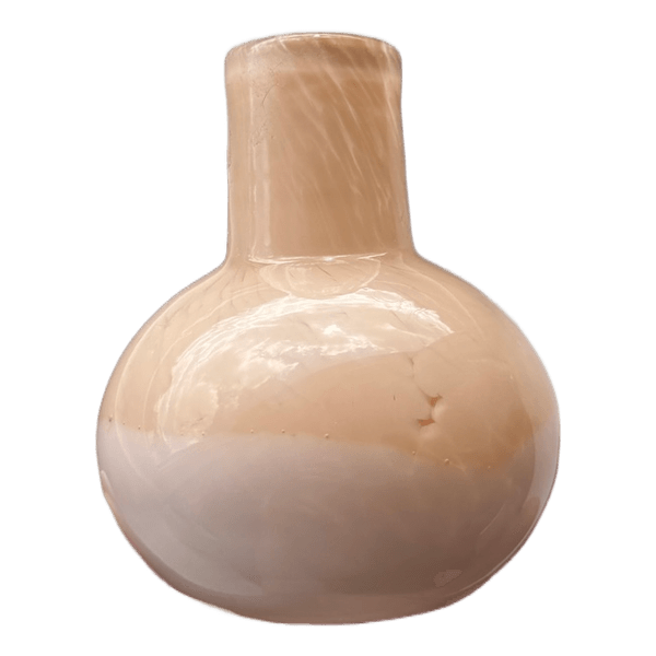 Beige glasvase