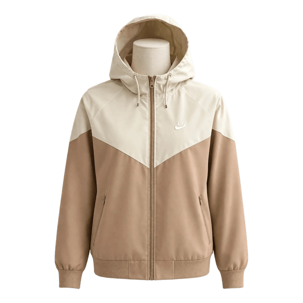 Beige Nike windbreaker jacket