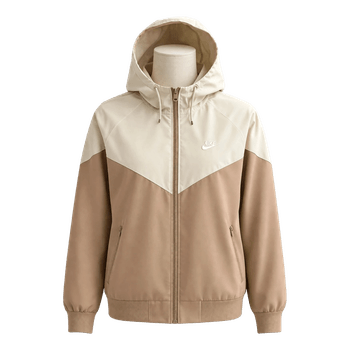 Beige Nike windbreaker jacket
