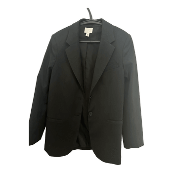 Black tailored blazer