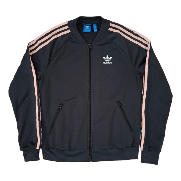 Musta Adidas verryttelytakki