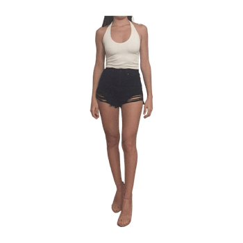 Abrand denim shorts