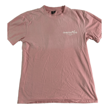 Rosa T-Shirt mit Aufdruck