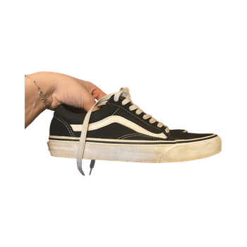 Black suede skate sneakers