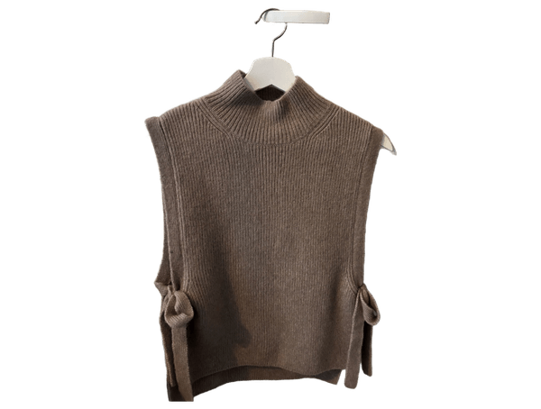 Beige hihaton villaneule