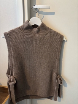 Beige hihaton villaneule