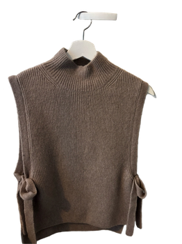 Beige hihaton villaneule