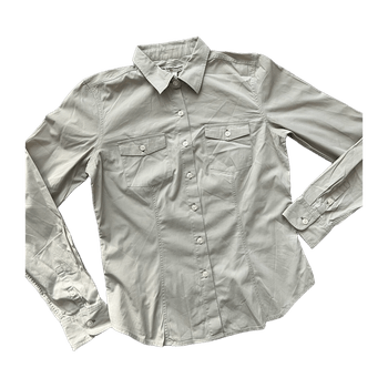 Beige long-sleeved shirt 