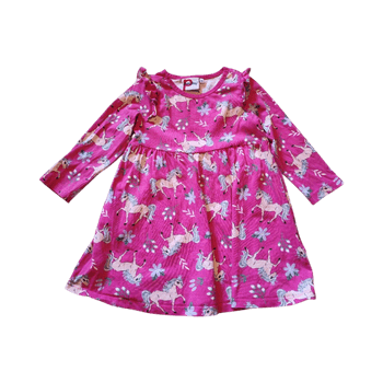 Pinkki hevosmekko 90