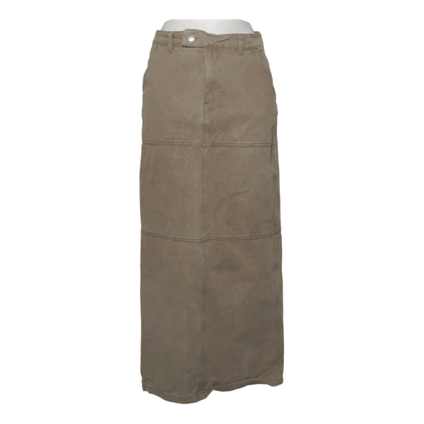 Beige NA-KD maxinederdel