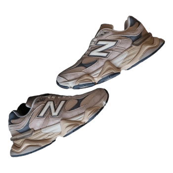 Beige New Balance sneakers
