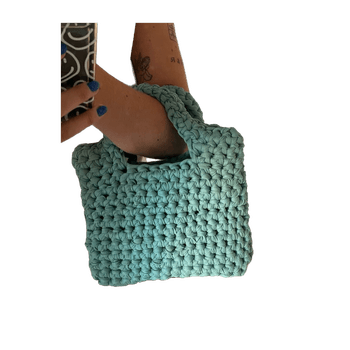 Self-knitted bag