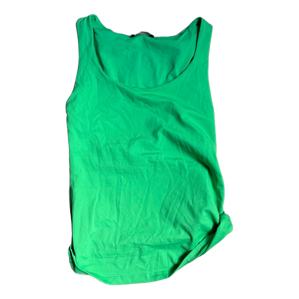Grøn ærmeløs tanktop