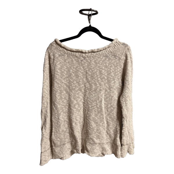 Beige neulepusero