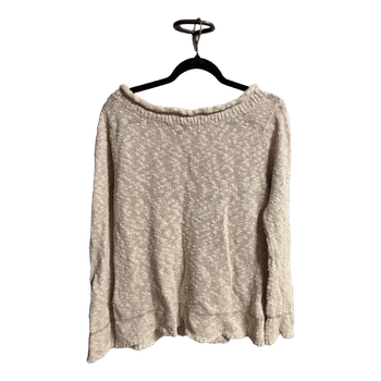 Beige neulepusero