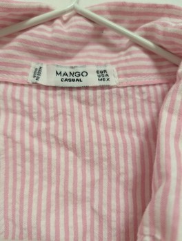 Pink striped shirt