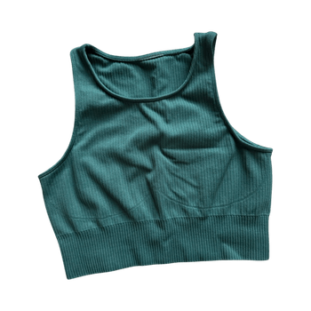 Aim’n Ribbed Seamless Crop Top
