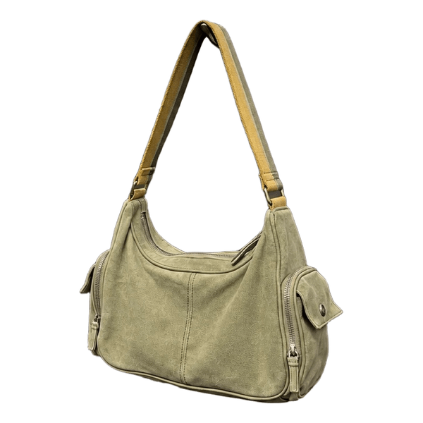 Green shoulder bag