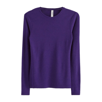Dark Lilac long-sleeve sweater