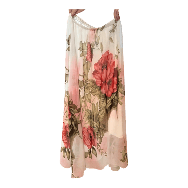 Floral long skirt