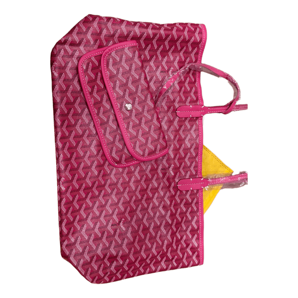 Pink canvas tote bag
