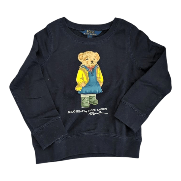 Navy Polo Ralph Lauren Bear sweatshirt