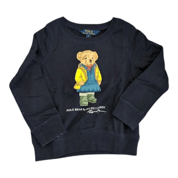 Navy Polo Ralph Lauren Bear sweatshirt
