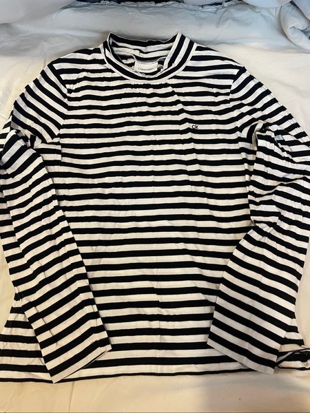 Stribet Calvin Klein langærmet