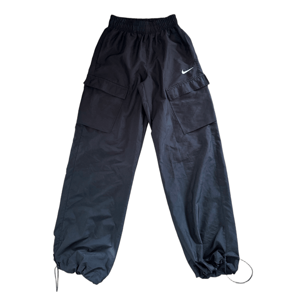 Nike Black Cargo Parachute Pants XS