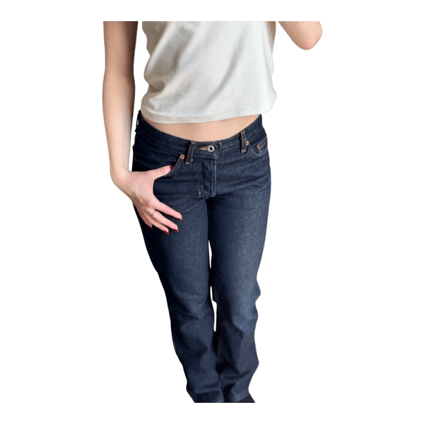 Dark blue vintage y2k gap bootcut jeans size S