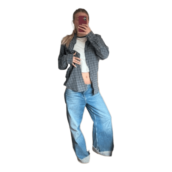 Grå overshirt