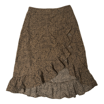 Ruskea pilkullinen hame