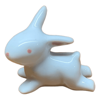 Ceramic rabbit figurine mini
