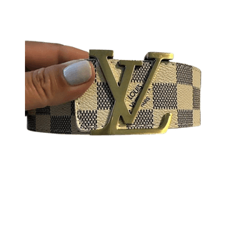 Louis Vuitton checkered belt