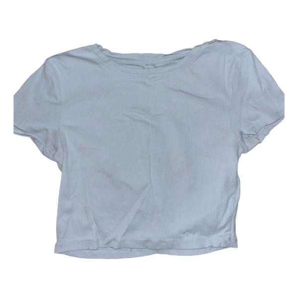 Blue ribbed t-shirt
