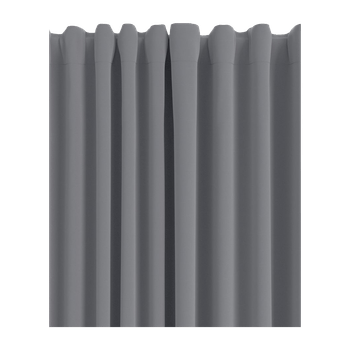 Grey blackout curtain