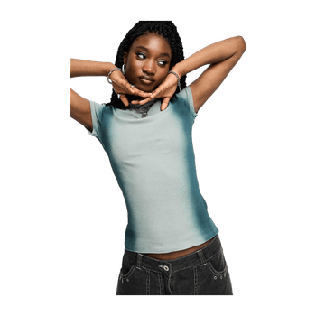 Grey ombre fitted t-shirt