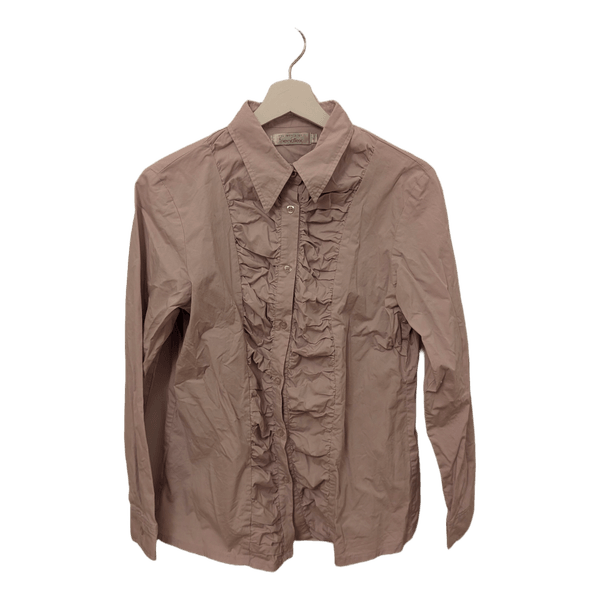 Lilac ruffled shirt