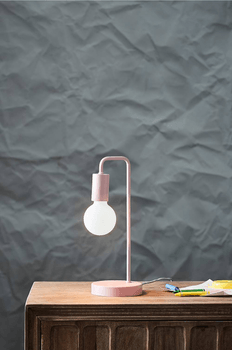 Pink table lamp