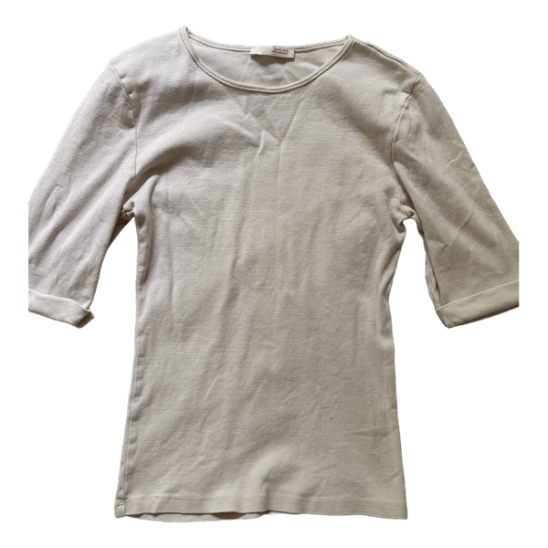 Zara t-shirt hvid/beige