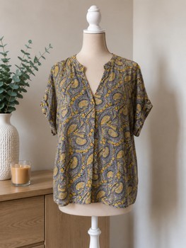 H&M paisley print blouse