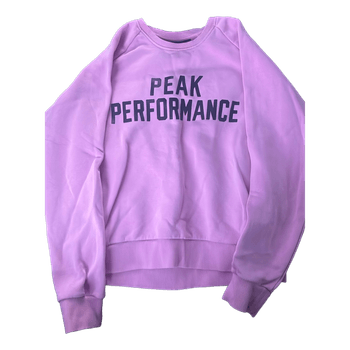 Vaaleanpunainen Peak Performance collegepaita